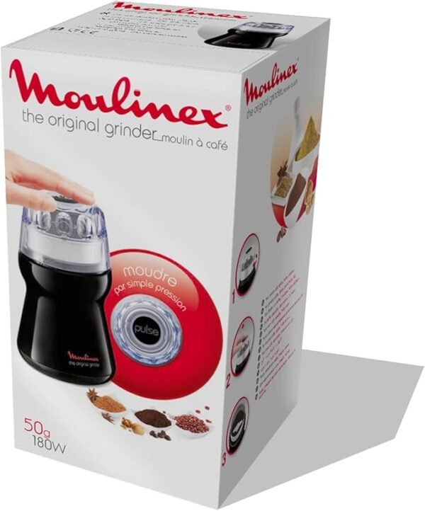 ⁦Moulin À Café Moulinex -Ar110830 .180W- Noir⁩ - الصورة ⁦5⁩