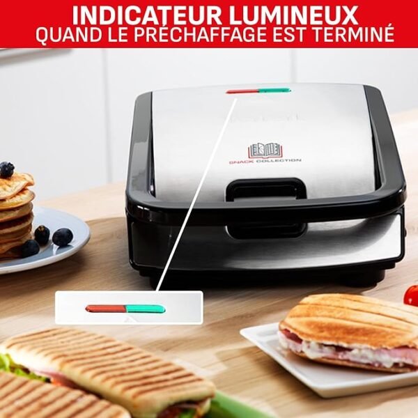 ⁦Tefal Gaufres & Sandwiches 2 EN 1-SW853D12⁩ - الصورة ⁦4⁩