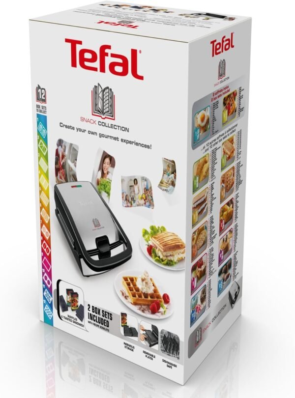 ⁦Tefal Gaufres & Sandwiches 2 EN 1-SW853D12⁩ - الصورة ⁦5⁩