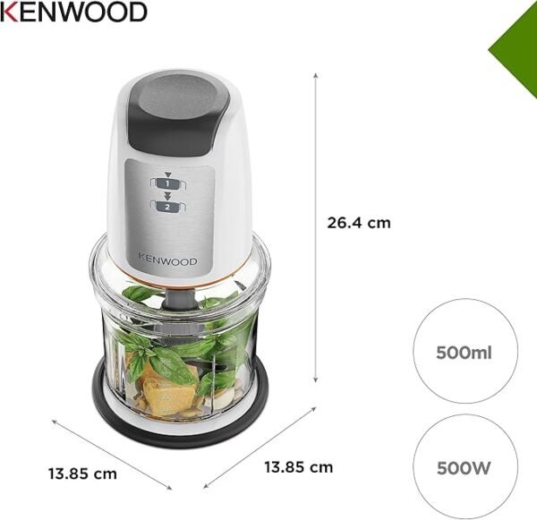 ⁦Kenwood Mini Hachoir électrique Easy Chop -500W .CHP61100WH⁩ - الصورة ⁦8⁩