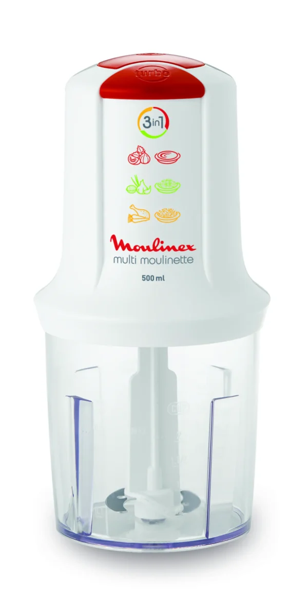 ⁦Moulinex MINI HACHOIR 500W BLANC AT710110⁩ - الصورة ⁦6⁩