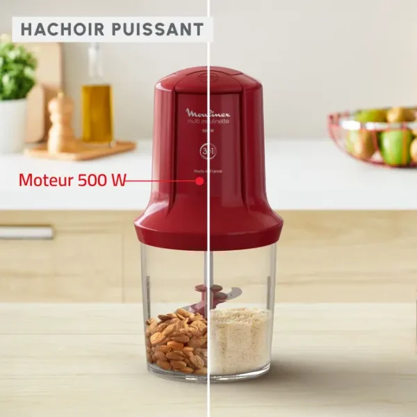 ⁦Moulinex Mini Hachoir Électrique - 3 en 1 - AT714G32⁩ - الصورة ⁦3⁩