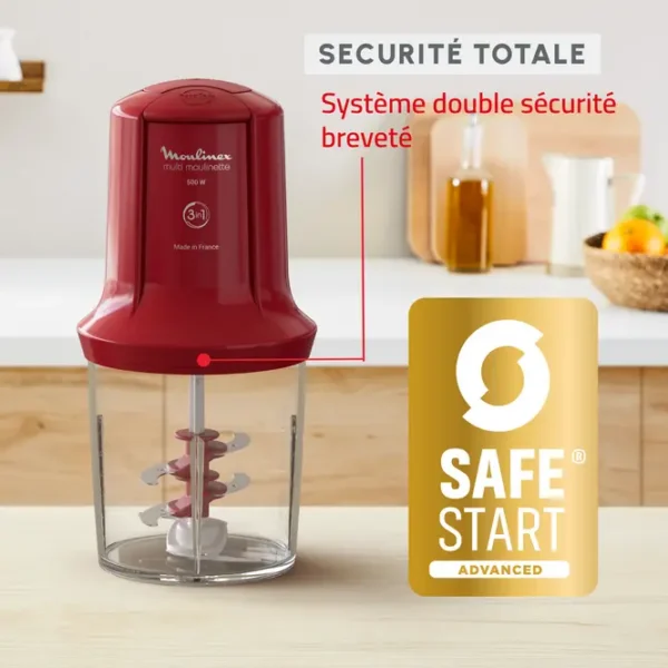 ⁦Moulinex Mini Hachoir Électrique - 3 en 1 - AT714G32⁩ - الصورة ⁦4⁩