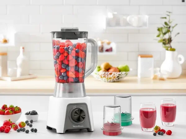Moulinex Blender 450w-1.5L+ HACHOIR + BROYEUR 3en1 - LM2C3110