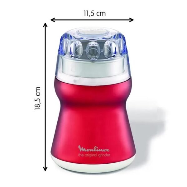 ⁦Moulinex Moulin à Café - AR110510 - Rouge⁩ - الصورة ⁦4⁩