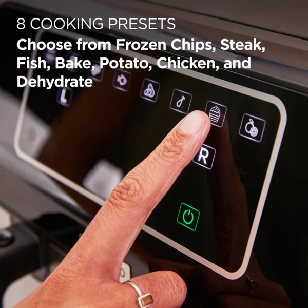 ⁦Friteuse.air fryer  Double Zone 1700W kHealthy Fry Twin Kenwood . HFM75.000MB⁩ - الصورة ⁦7⁩