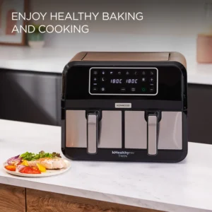 Friteuse.air fryer  Double Zone 1700W kHealthy Fry Twin Kenwood . HFM75.000MB