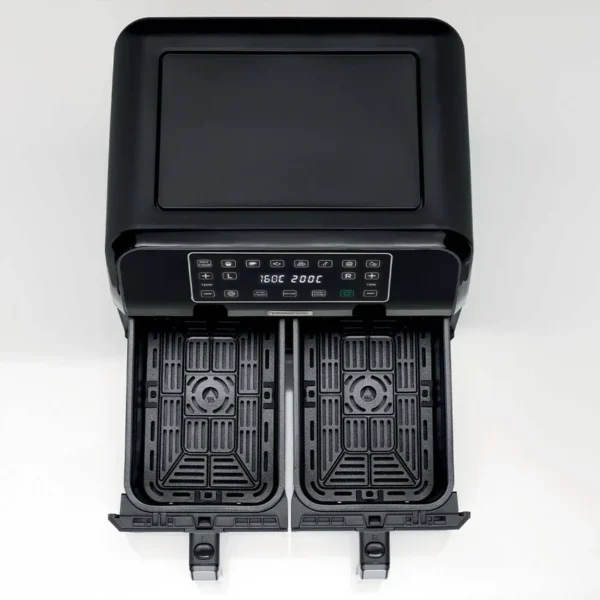 ⁦Friteuse.air fryer  Double Zone 1700W kHealthy Fry Twin Kenwood . HFM75.000MB⁩ - الصورة ⁦4⁩