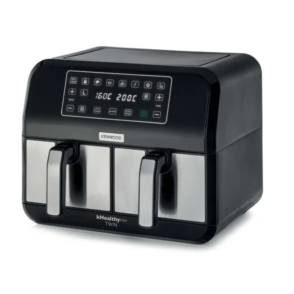 ⁦Friteuse.air fryer  Double Zone 1700W kHealthy Fry Twin Kenwood . HFM75.000MB⁩ - الصورة ⁦5⁩