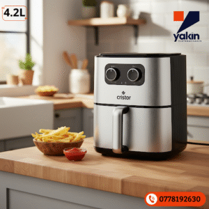 Friteuse à air Cristor 4,2 L 1400 W / Acier inoxydable -  KFA370XN