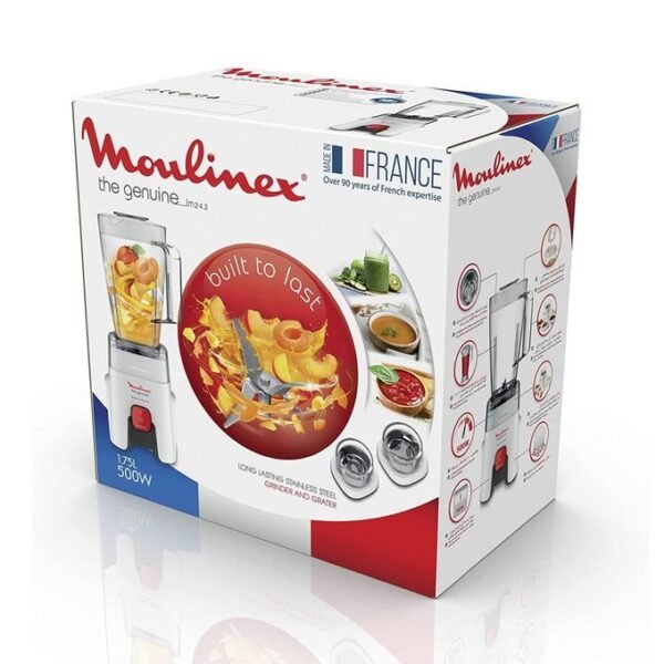 ⁦Moulinex Blender Genuine  500 W - Bol 1,75 L - 2 MOULINS-LM242B25⁩ - الصورة ⁦3⁩