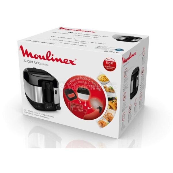 ⁦Moulinex Friteuse classique Super Uno 2,2 L-1.5 kg -1800 W-AM316D10⁩ - الصورة ⁦6⁩