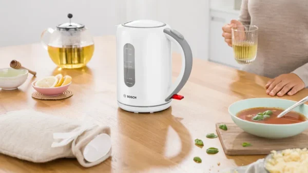 Bouilloire Électrique Sans Fil 1.7L 2200W Bosch -TWK7601