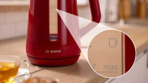 ⁦Bouilloire Électrique Sans Fil 1.7L -2400w Bosch -TWK1M124⁩ - الصورة ⁦4⁩