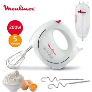 Moulinex Batteur EASY MAX 200W-2 VITESSES - ABM11A30
