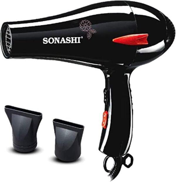 ⁦Sonashi Séchoir Sèche-cheveux 2000 Watts Noir⁩ - الصورة ⁦2⁩