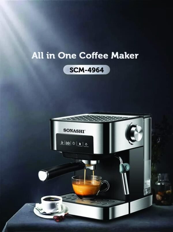 ⁦Sonashi Machine A Café Expresse Sonashi SCM-4964⁩ - الصورة ⁦3⁩