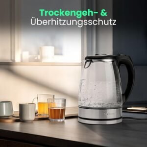 Bouilloire en Verre - Bomann - 1,7 Litre - WKS 6032 G CB