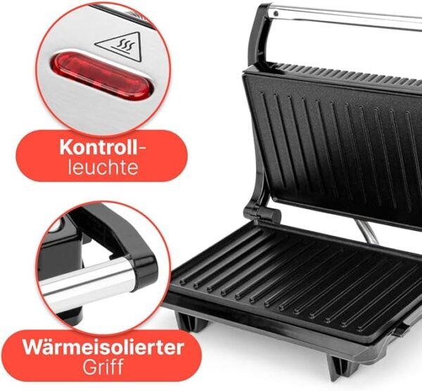 ⁦Bomann panineuse - inox- MG 2251 CB⁩ - الصورة ⁦2⁩