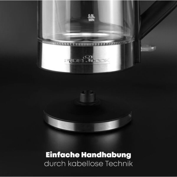⁦BOUILLOIRE PROFICOOK 1.7L - 2200W -PC-WKS 1190 G⁩ - الصورة ⁦6⁩
