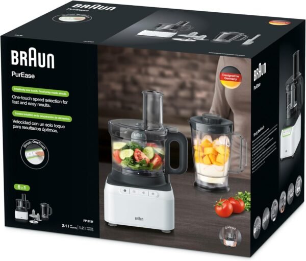 ⁦Robot culinaire PurEase - FP 3131 WH⁩ - الصورة ⁦9⁩