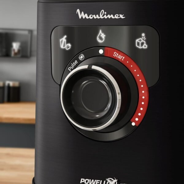 ⁦Moulinex BLENDER PerfectMix+ LM88A810 haute vitesse -1200W - 15 vitesses - 2,0L-TITANIUM⁩ - الصورة ⁦5⁩