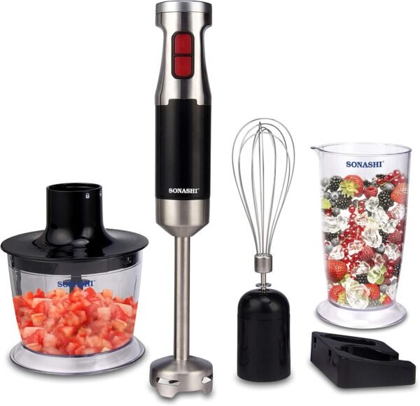 SONASHI 600W 4 IN 1 HAND BLENDER - SHB-179JBCW