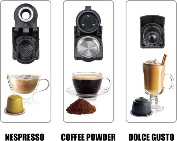 ⁦Sonashi Machine A Café Expresso Multi Fonction 3 En 1-SCM-4969⁩ - الصورة ⁦5⁩