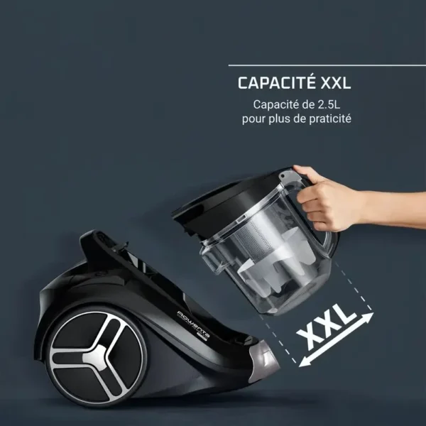⁦Aspirateur Rowanta Sans Sac 900W 2.5 L Compact Power XXL - Rowenta RO4B63EA⁩ - الصورة ⁦9⁩