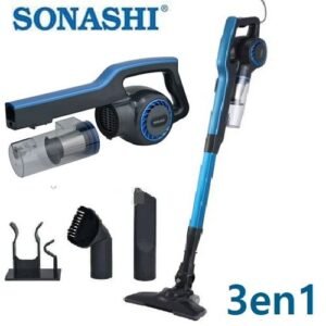 Aspirateur Balai à Main 3EN1- 0,9 L 600 W Sonashi SVC-9032