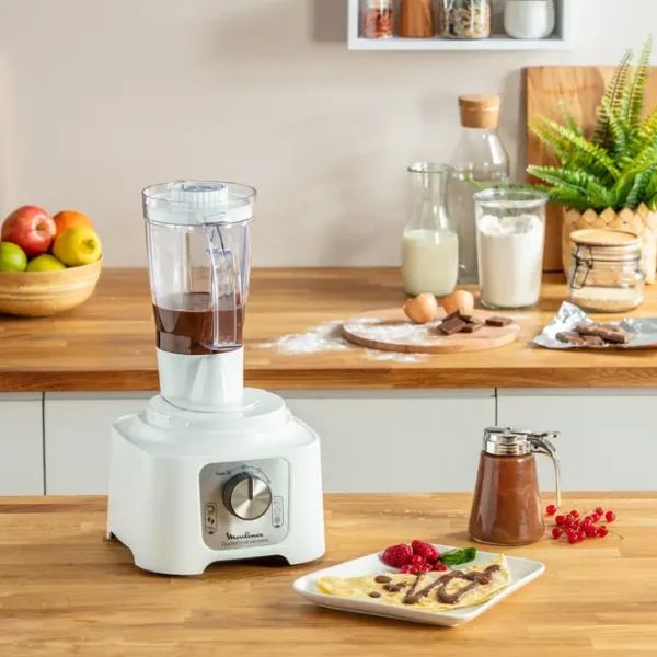 ⁦Moulinex Robot Mixeur Multifonctions Double Force Compact 25 Fonctions 7 en 1 - FP 544110⁩ - الصورة ⁦3⁩