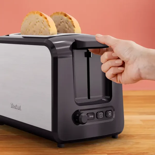 ⁦Tefal Grille Pain Tefal 1000W-TT410D10⁩ - الصورة ⁦4⁩