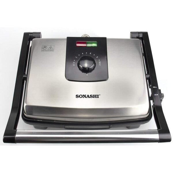 ⁦Sonashi Panineuse & Grill  inox - SGT854⁩ - الصورة ⁦2⁩
