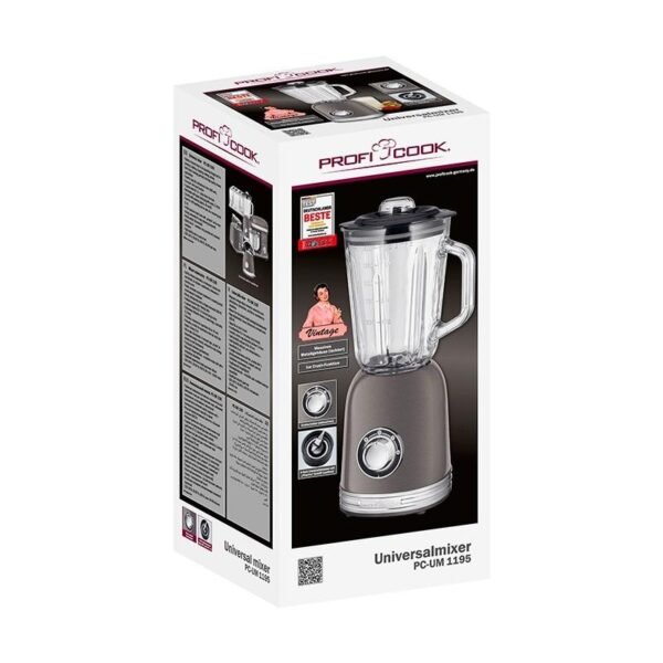 ⁦Proficook Blender Bol En Verre- 800W . PC-UM 1195⁩ - الصورة ⁦6⁩