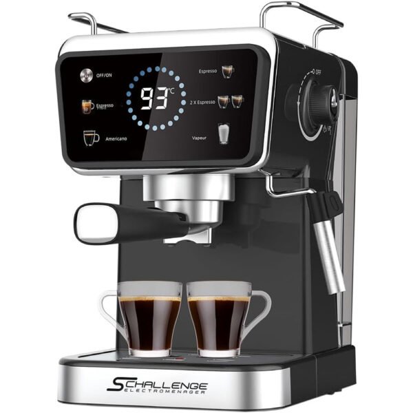 ⁦Machine À Café Expresso 20 Bars Écran Tactile Schallenge AMB-021CM⁩ - الصورة ⁦5⁩