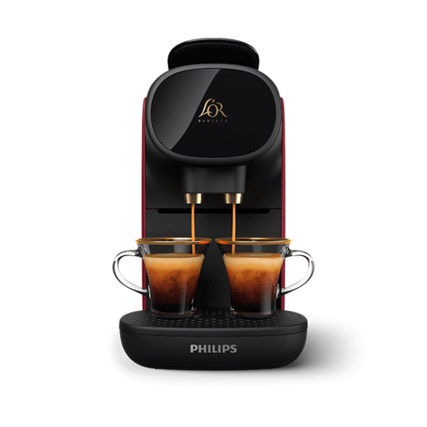 ⁦Philips Machine à café à capsules L'Or Barista Sublime 50 capsules -Rouge⁩ - الصورة ⁦2⁩