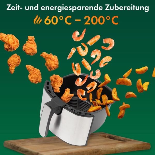 ⁦Proficook Friteuse à air chaud 5,5L avec écran tactile -7 programmes- PC-FR 1239 H⁩ - الصورة ⁦3⁩