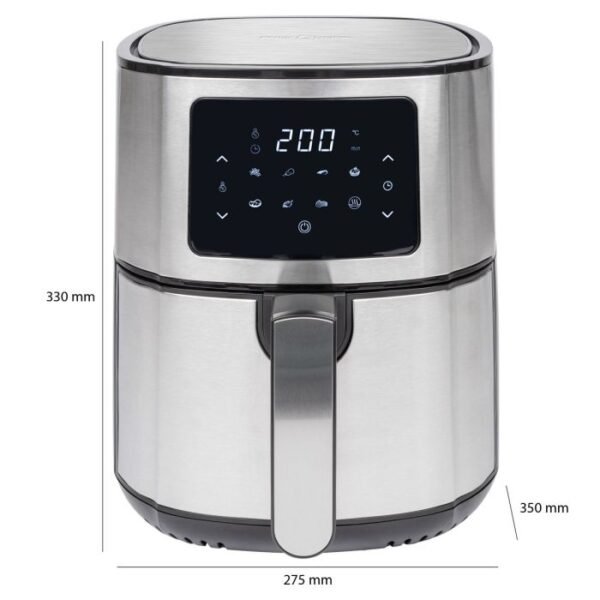 ⁦Proficook Friteuse à air chaud 5,5L avec écran tactile -7 programmes- PC-FR 1239 H⁩ - الصورة ⁦9⁩
