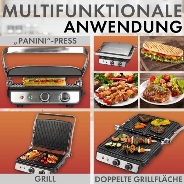 ⁦Panineuse  ProfiCook  en acier inoxydable - PC-KG 1264⁩ - الصورة ⁦7⁩